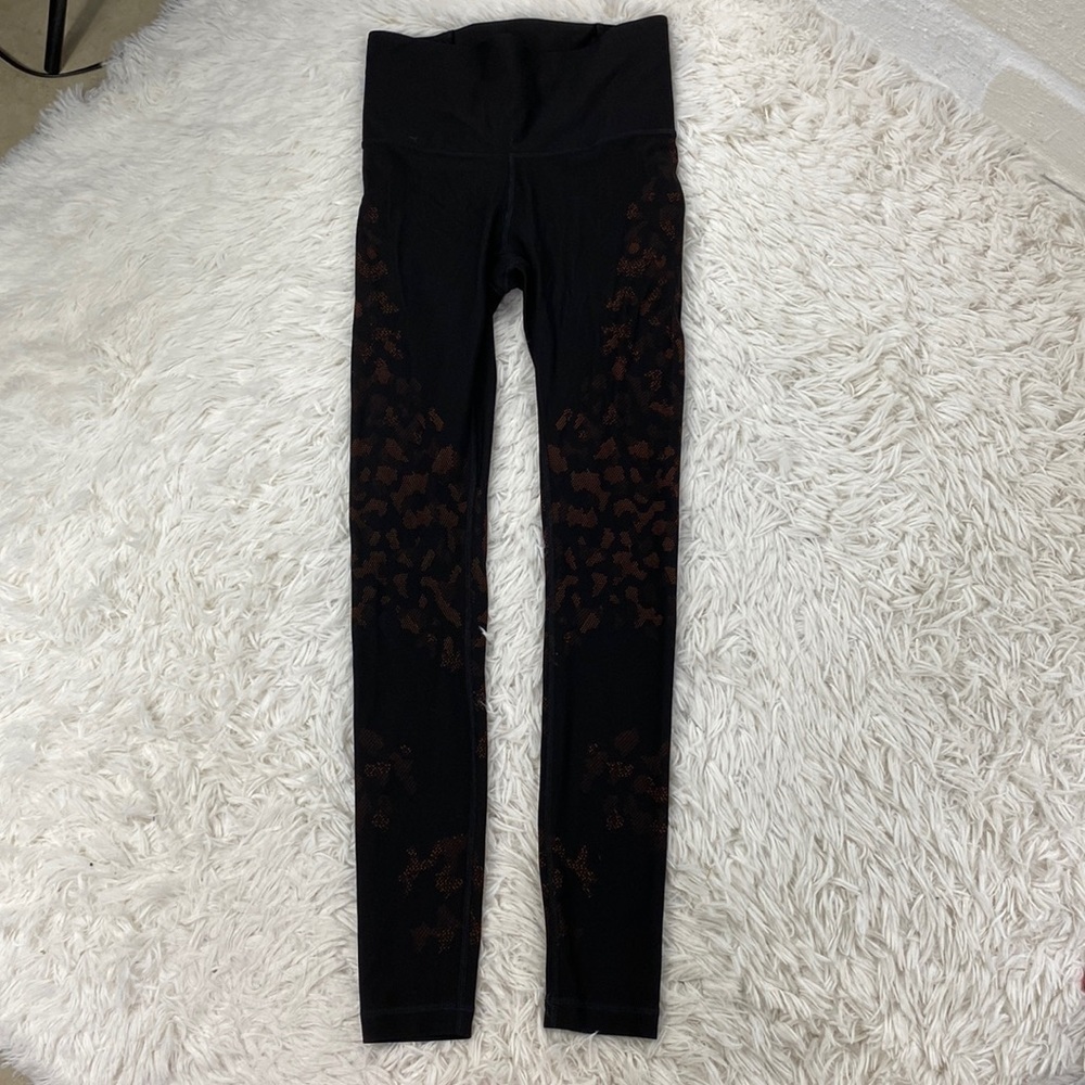 Lululemon Mapped Out High Rise Tight 28" *Camo Black / Brick